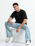 Men's 240 GSM Oversized Black T-Shirt