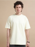 Men's 240 GSM Oversized Beige T-Shirt